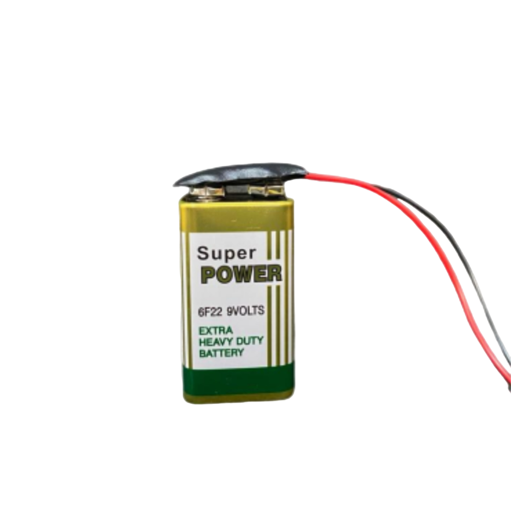 Kit Bateria 9V + Clip de Conector para Bateria 9V