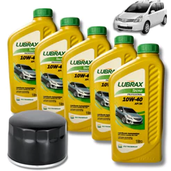 KIT TROCA DE ÓLEO 10W40 LUBRAX + FILTRO (LIVINA 1.6 16V 2009>2014)