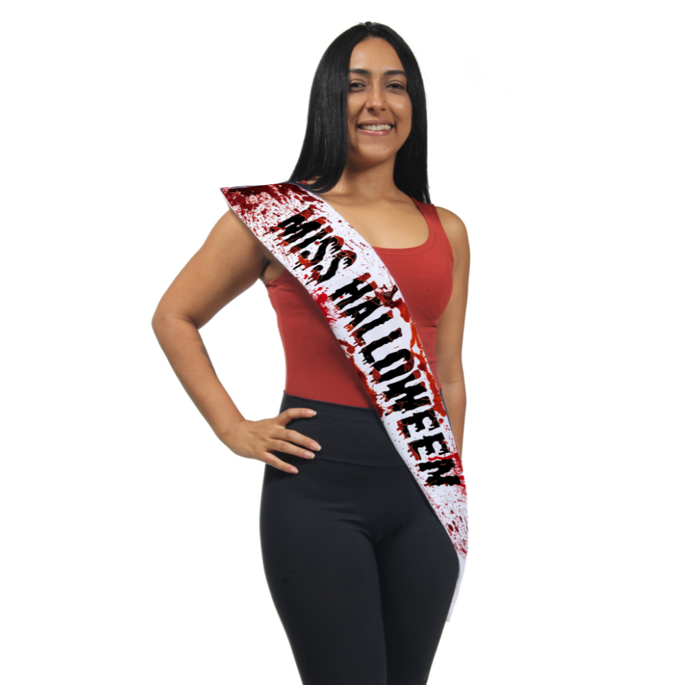 Faixa De Miss Halloween Abrakadabra Fantasias - Home & Living