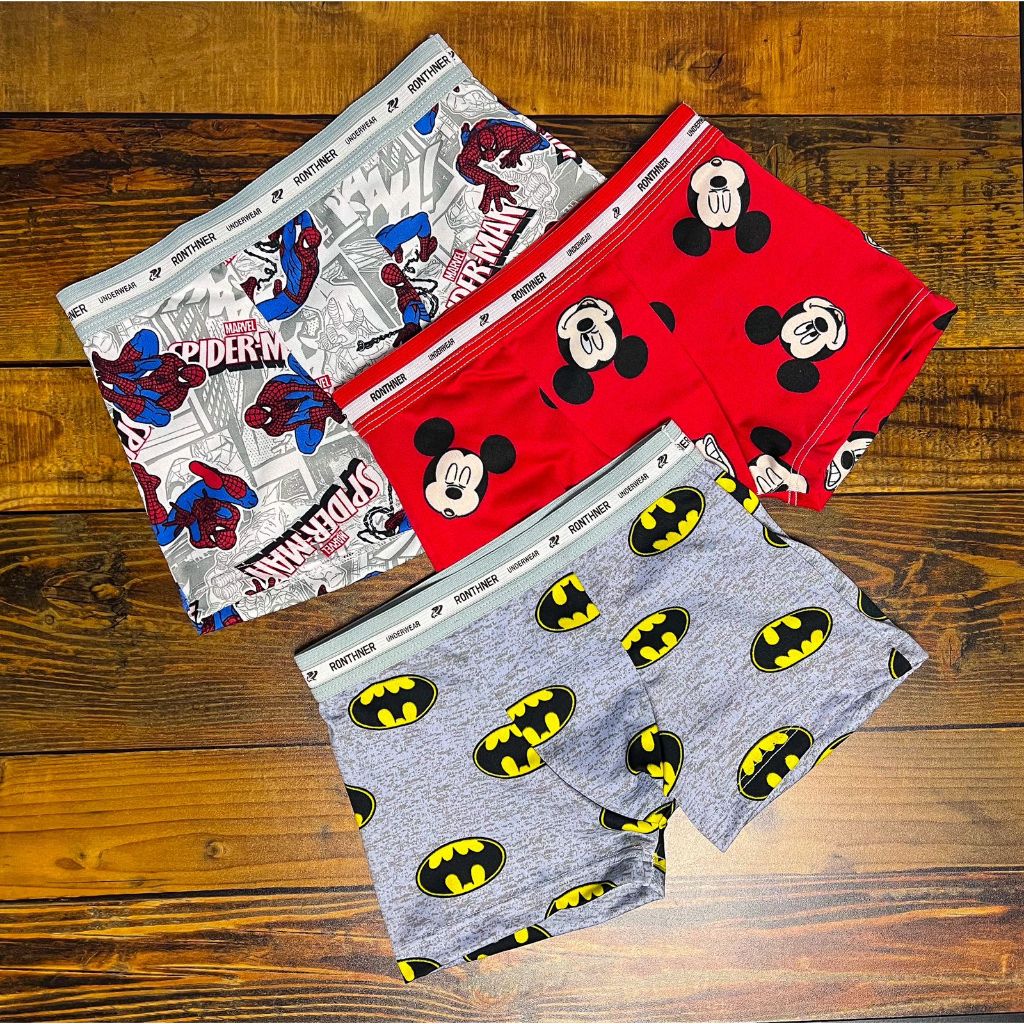 Kit 3 Cueca Infantil Juvenil Box Boxer Com Forro em Algodão Estampadas Conforto em Oferta na Shopee
