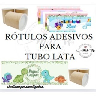 RÓTULOS PERSONALIZADOS PARA TUBOLATA 10X10 em Oferta na Shopee