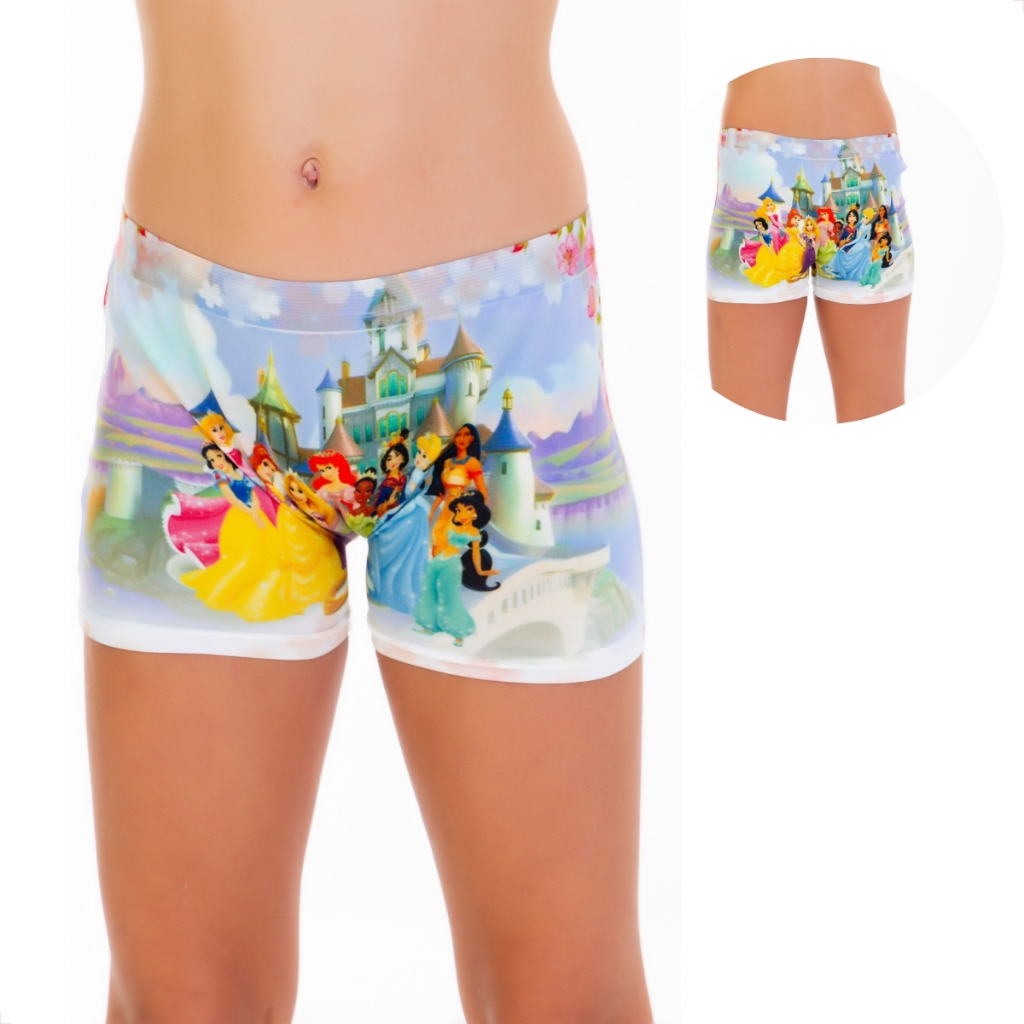 Kit Cueca Box Feminina Calcinha Shortinho Sublimada Juvenil Personagem Menina Disney — imagem 2 de 2