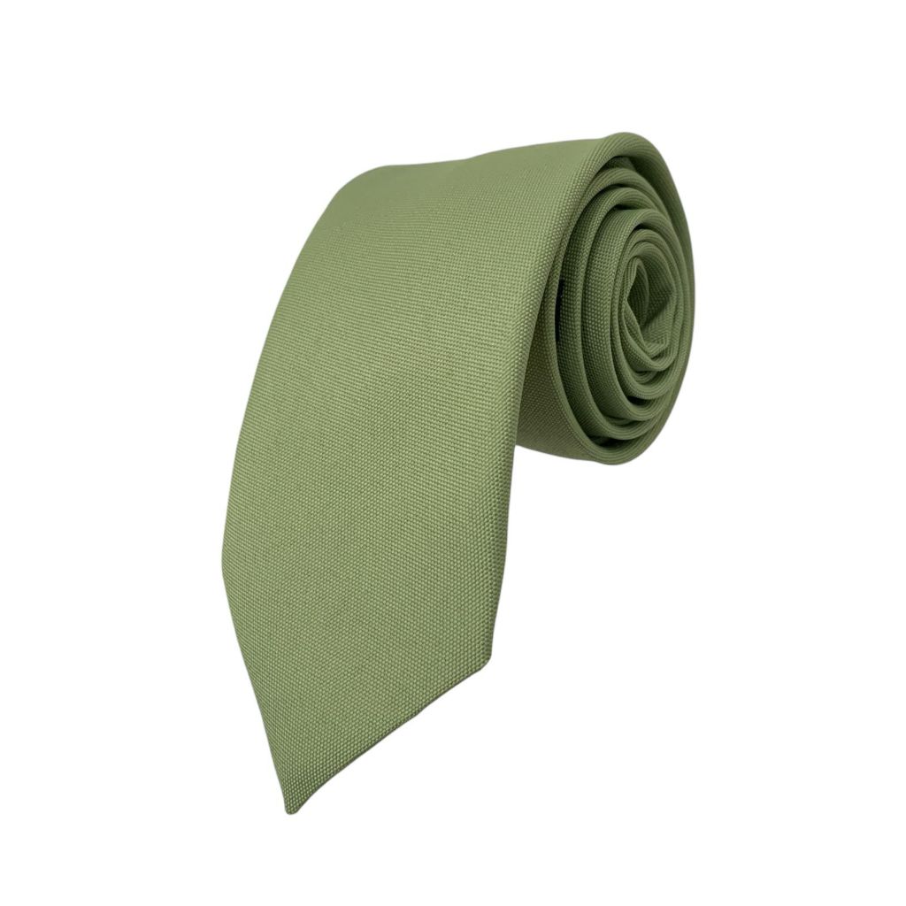 Gravata Verde Oliva Clara Lisa Para Padrinhos de Casamento, Noivos, Social Cor:Verde Oliva