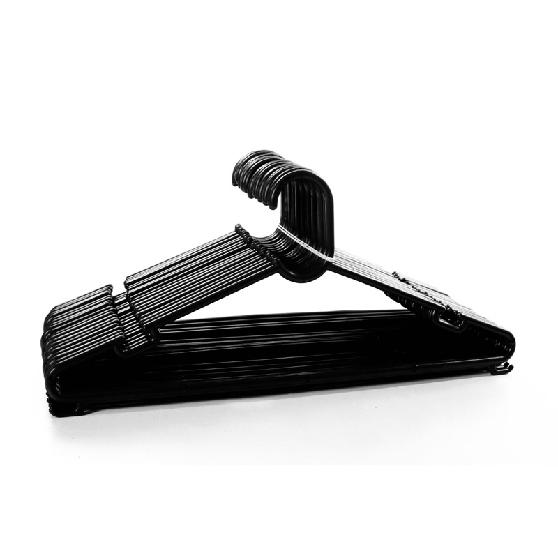 Kit 30/60/90/120 Cabides Preto Adulto Redondo