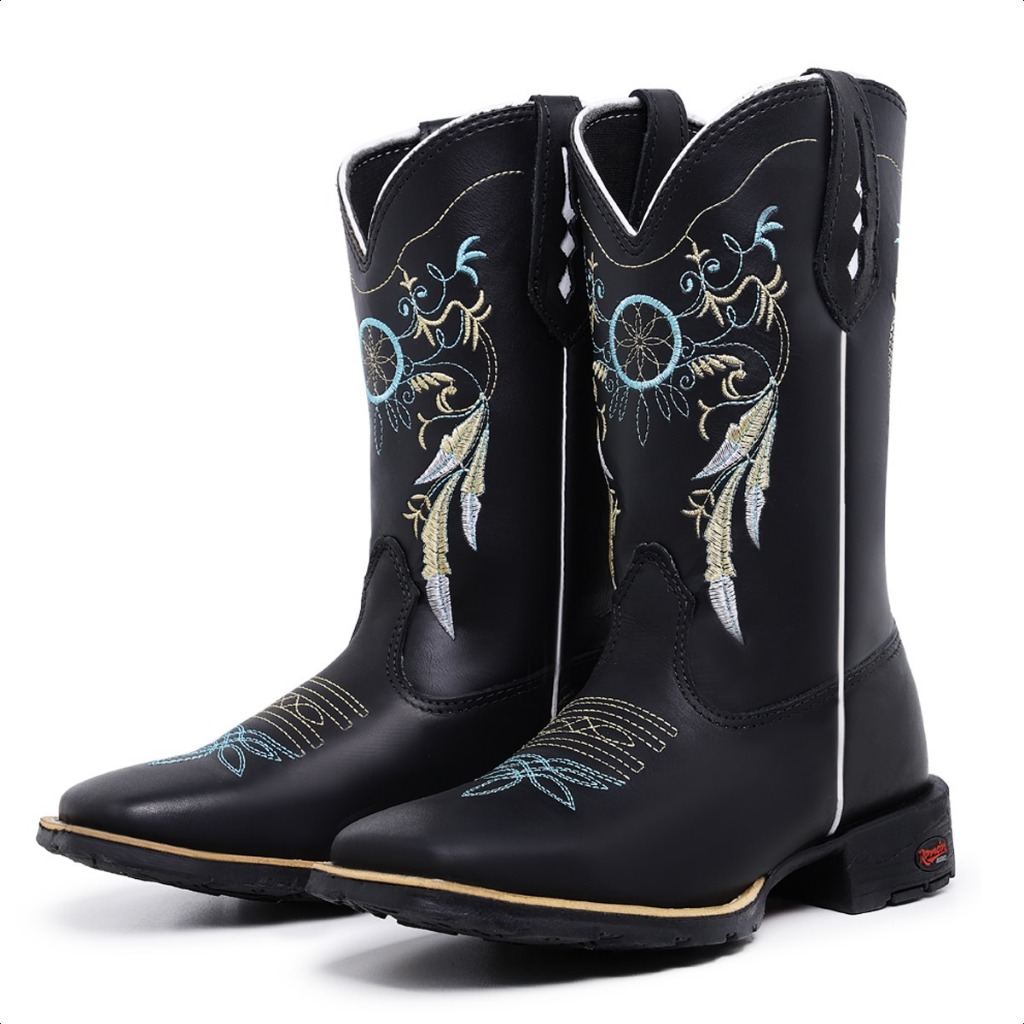 Bota Texana Feminina Country Cano Longo Ramon Botas