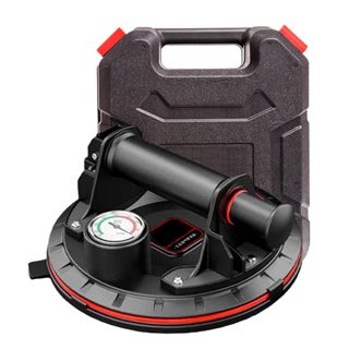 Ventosa de Sucção Para Porcelanato Vidro Mármore Com Relógio De Pressão Manômetro Profissional em Oferta na Shopee