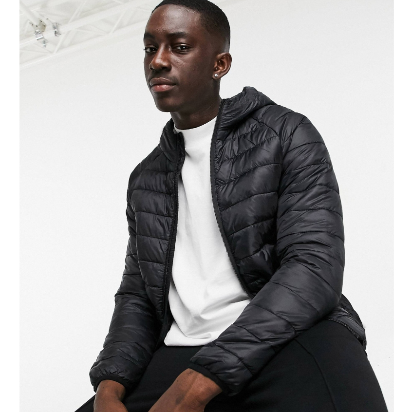 Jaqueta Puffer Bobojaco Masculina Slim Fitness Moda Inverno