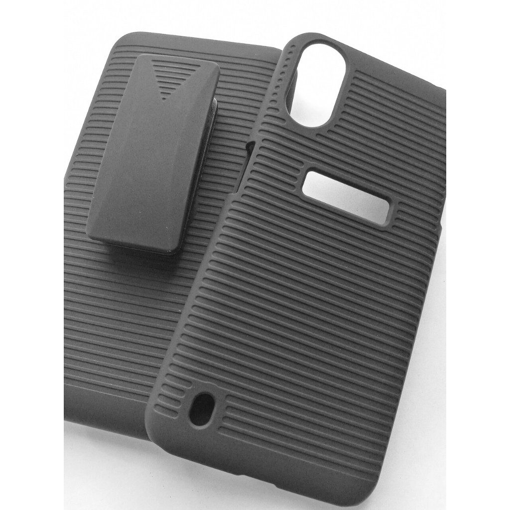 Capa + Suporte de Cintura Samsung Galaxy A01 A015 Tela 5.7 Capinha Case Cinto Belt Clip Cover Impacto