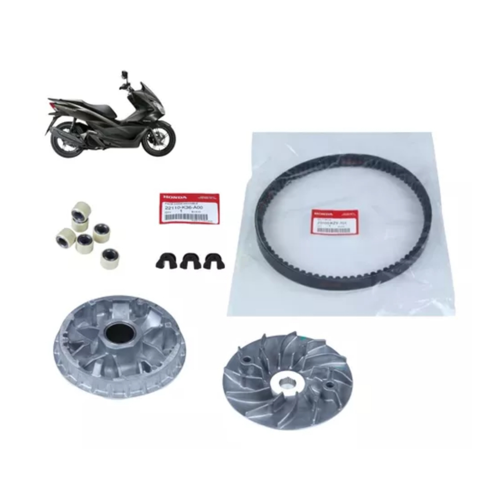 Kit Correia Polia Roletes Pcx 150 2016 A 2018 Original Honda