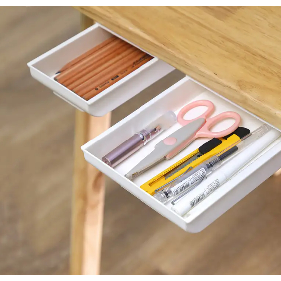 Mini Gaveta Adesiva Organizadora De Escritório Mesa e Escrivaninha Branco em Oferta na Shopee