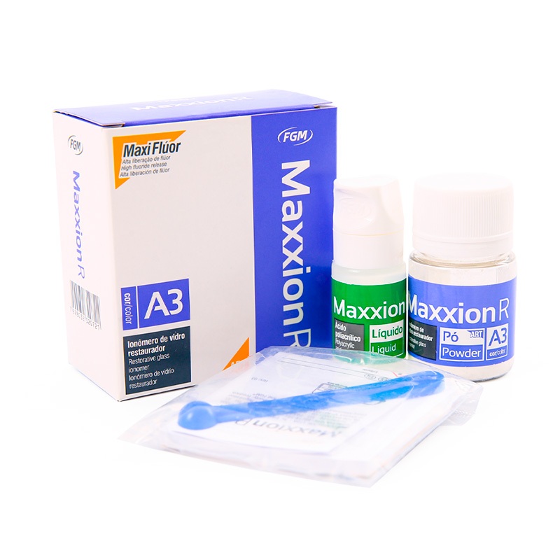 Ionômero de Vidro Restaurador Maxxion Ra3 - FGM em Oferta na Shopee