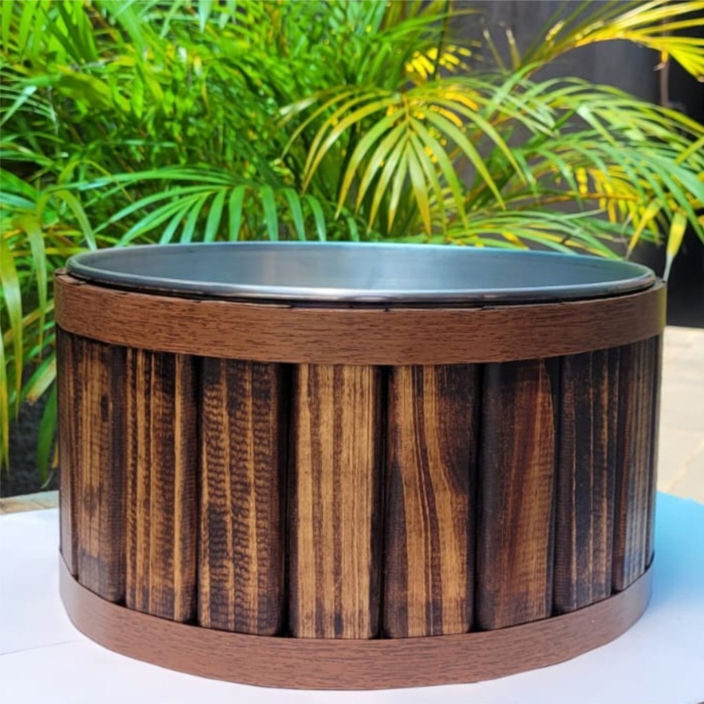 Escalda Para Pes Marrom Spa Pedicure Tina Relaxamento Hidratação Bacia