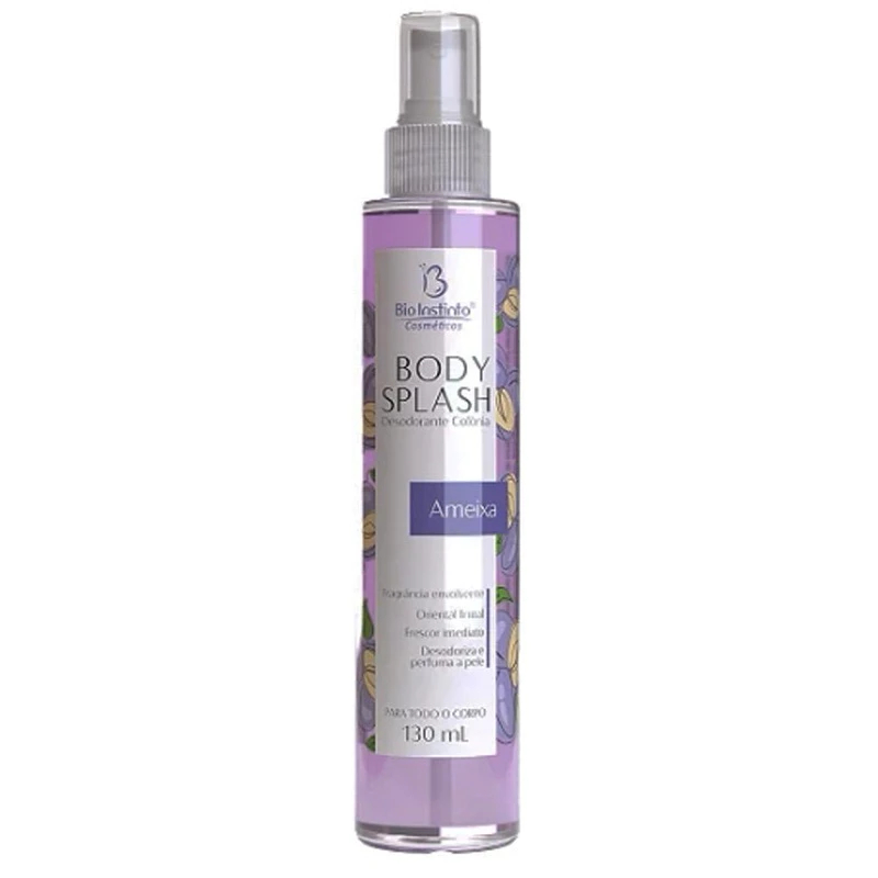 Perfume Corporal Body Splash AMEIXA Desodorante Colônia Bio instinto 130ml