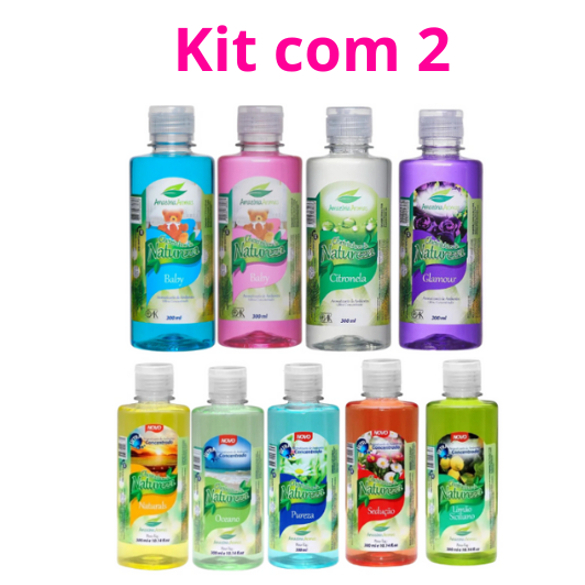 Kit 2 Aromatizante de Ambientes Concentrado 300ml - Amazônia Aromas em Oferta na Shopee