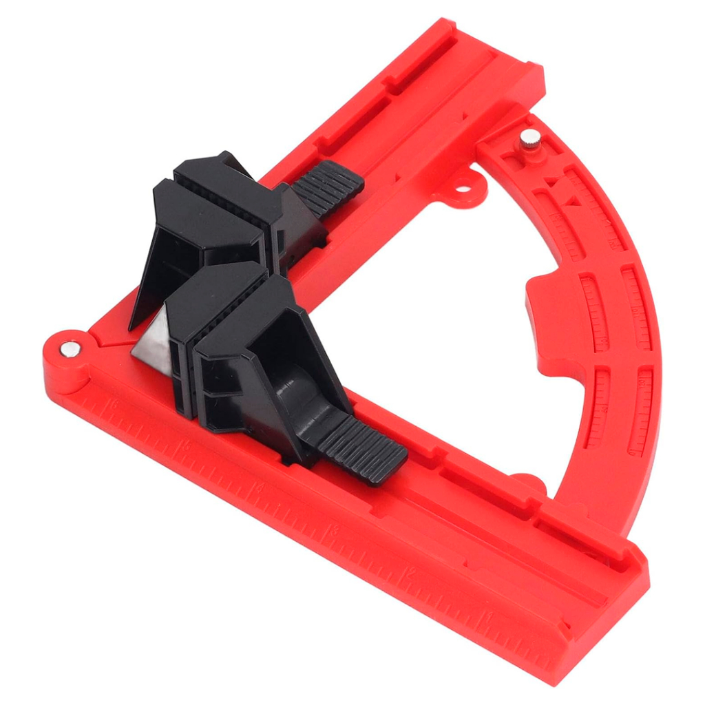 Braçadeira de Canto Ajustável OI-5043 – Ângulo de 30° a 90°, Fixação Estável, Ideal para Carpintaria