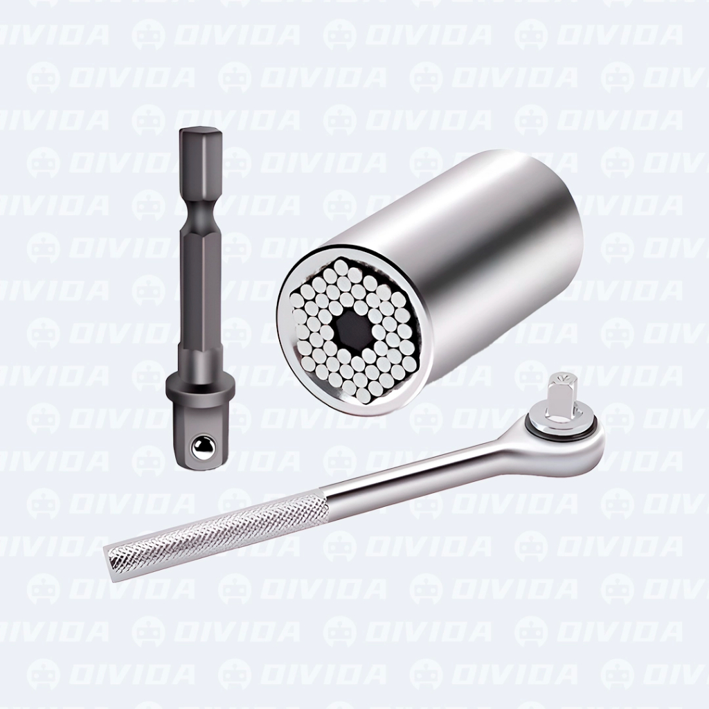 Soquete Universal Autoajustável, Aço Liga, Adaptador para Furadeira e Parafusadeira Reparos em Oferta na Shopee