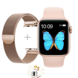 Relogio Smartwatch Feminino Masculino Inteligente Para IOS Android Samsung iPhone Faz Recebe Chamada  S11