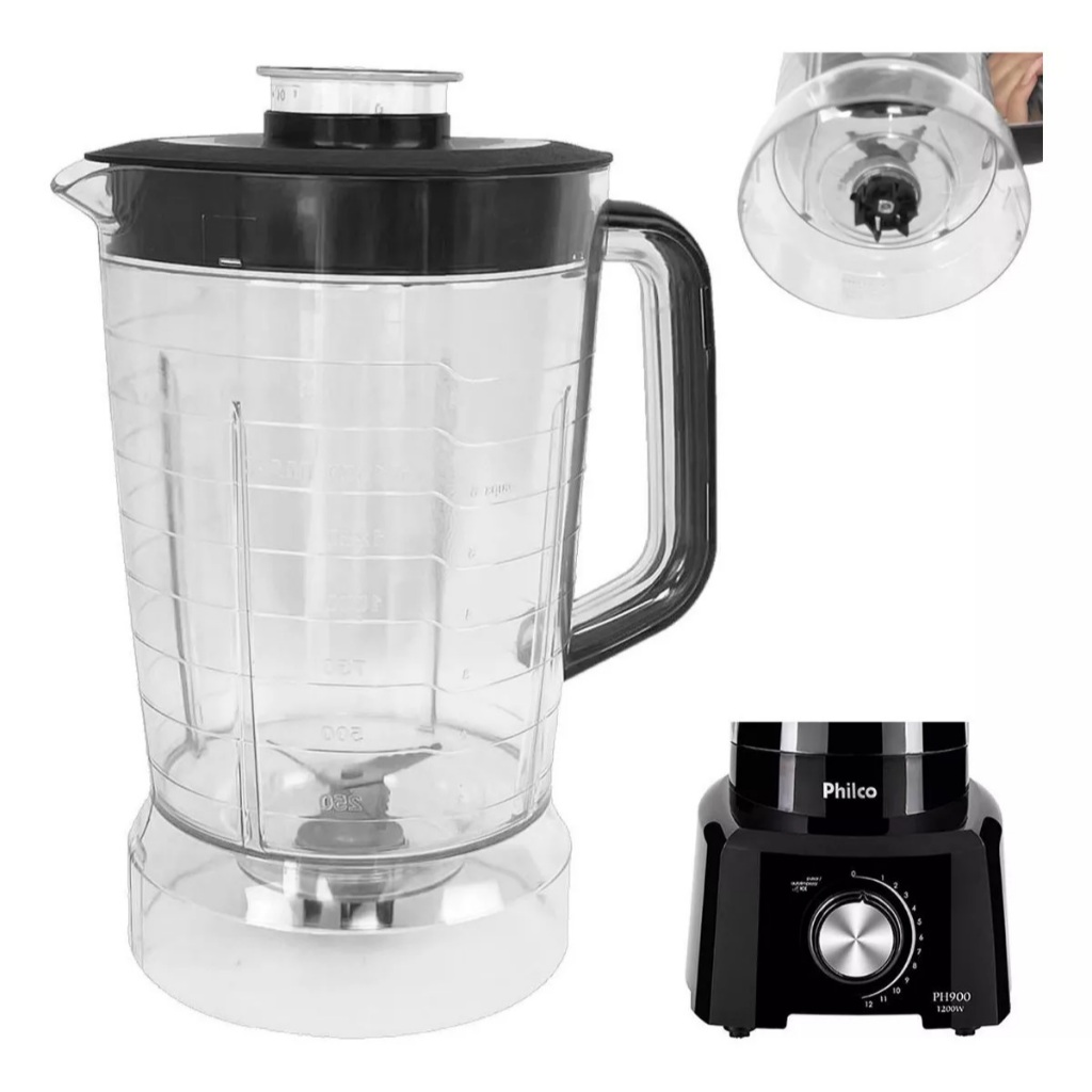 Copo Para Liquidificador Philco Ph900 Ph700 Cristal Original