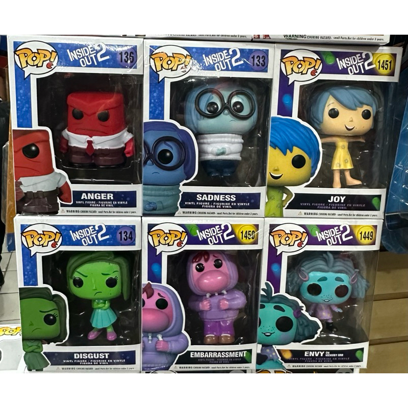 kit Pop Divertidamente 2 Disney 6 personagens!