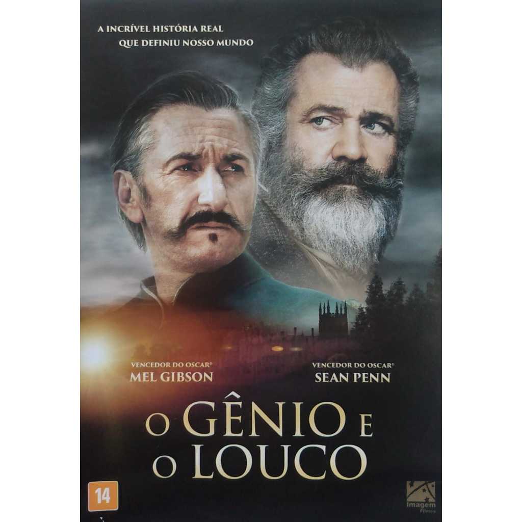 O Gênio E O Louco Dvd Mel Gibson Sean Penn Dicionário Oxford