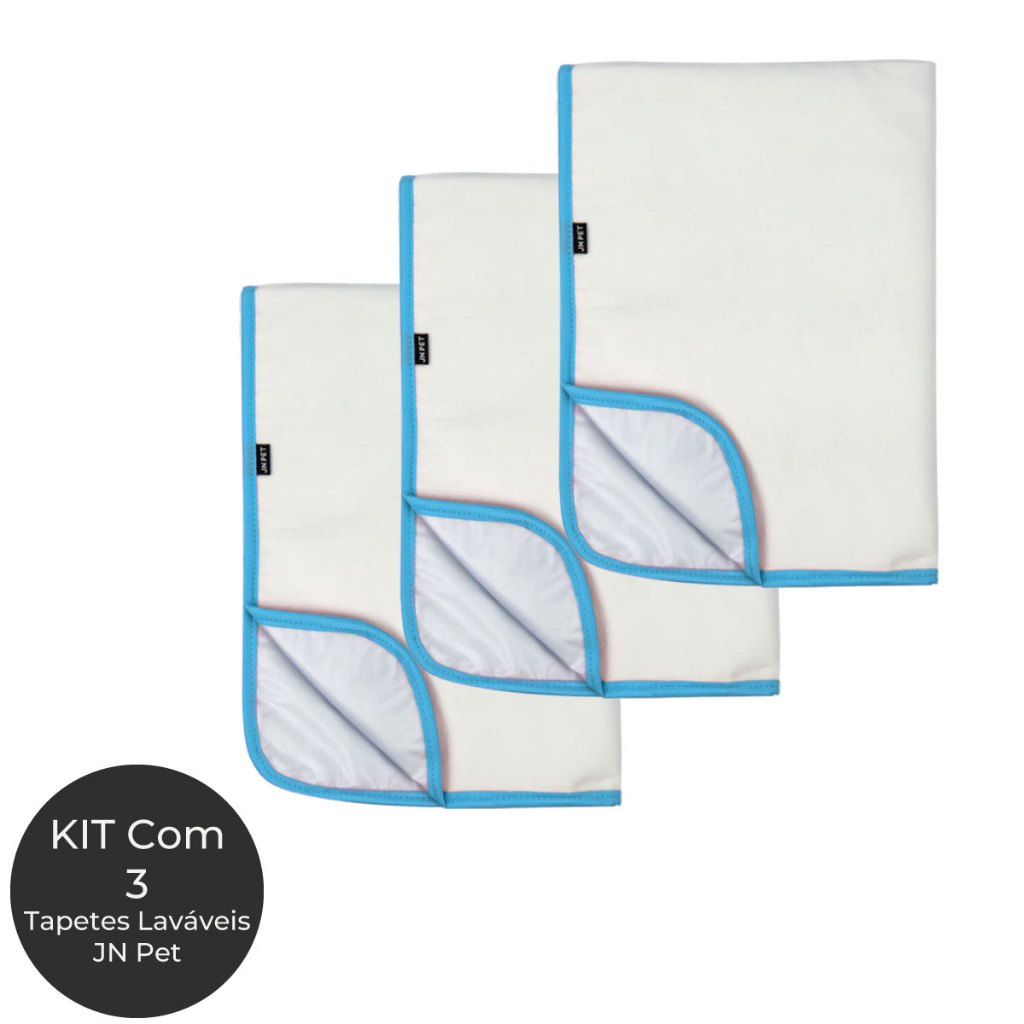 Tapete Higiênico Lavável Kit C/3 Sanitário Pet Ecológico Cachorro Porte Pequeno Médio e Grande Cães em Oferta na Shopee