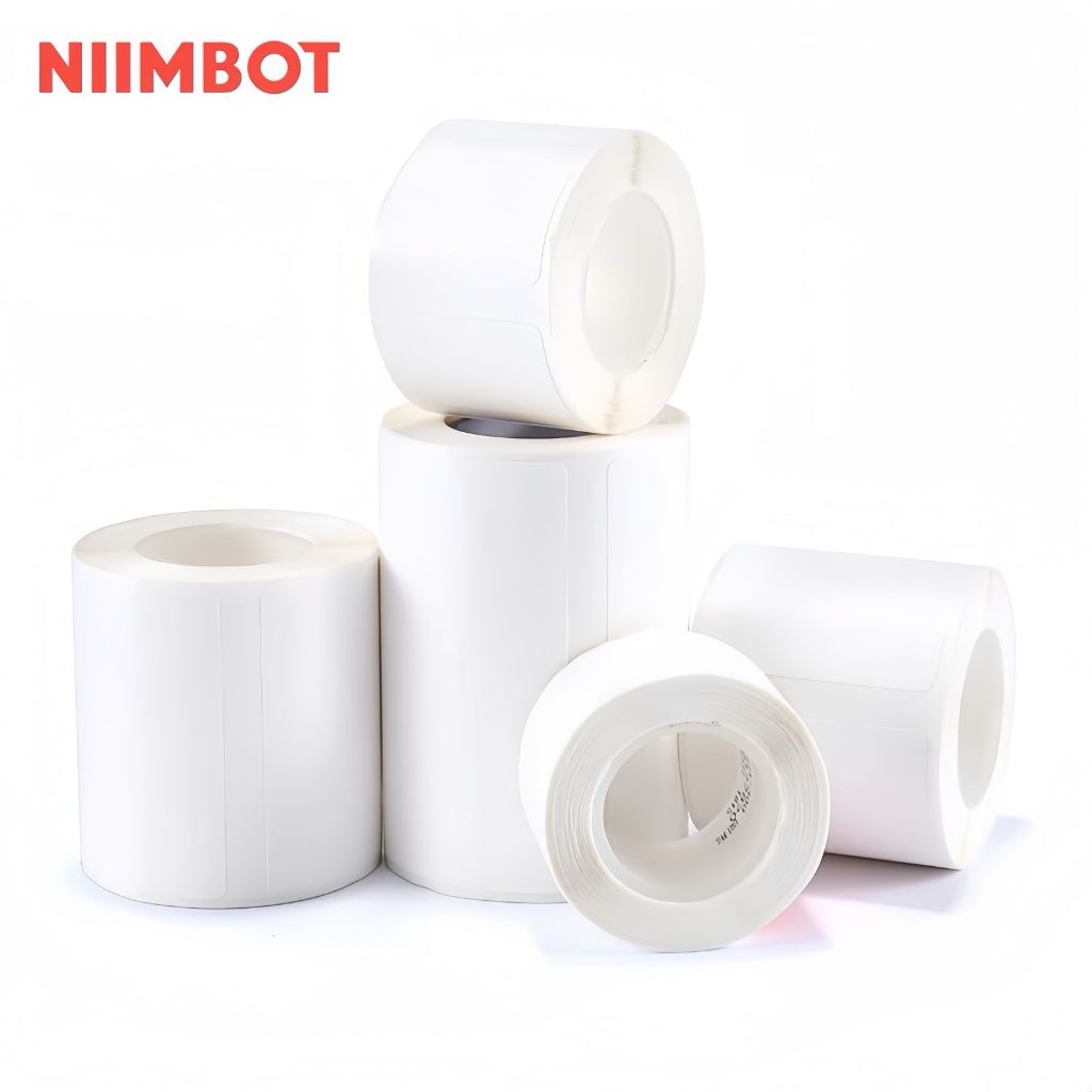 Etiqueta Adesiva Branca  a prova d'água 40MM X 60MM Para Impressora Témica Ta Marca NIIMBOT