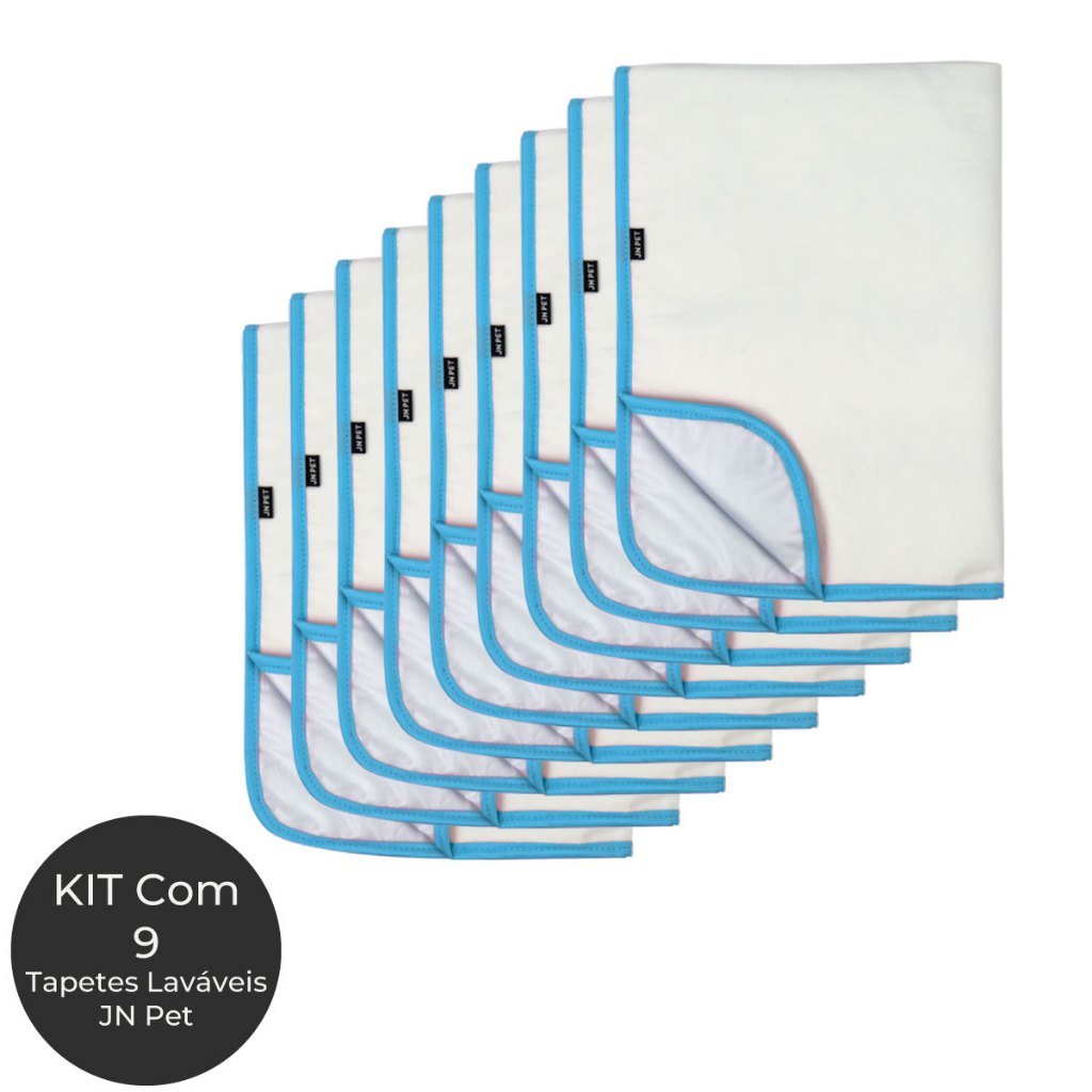 Tapete Higiênico Lavável Kit C/9 Sanitário Pet Ecológico Cachorro Porte Pequeno Médio e Grande Cães em Oferta na Shopee