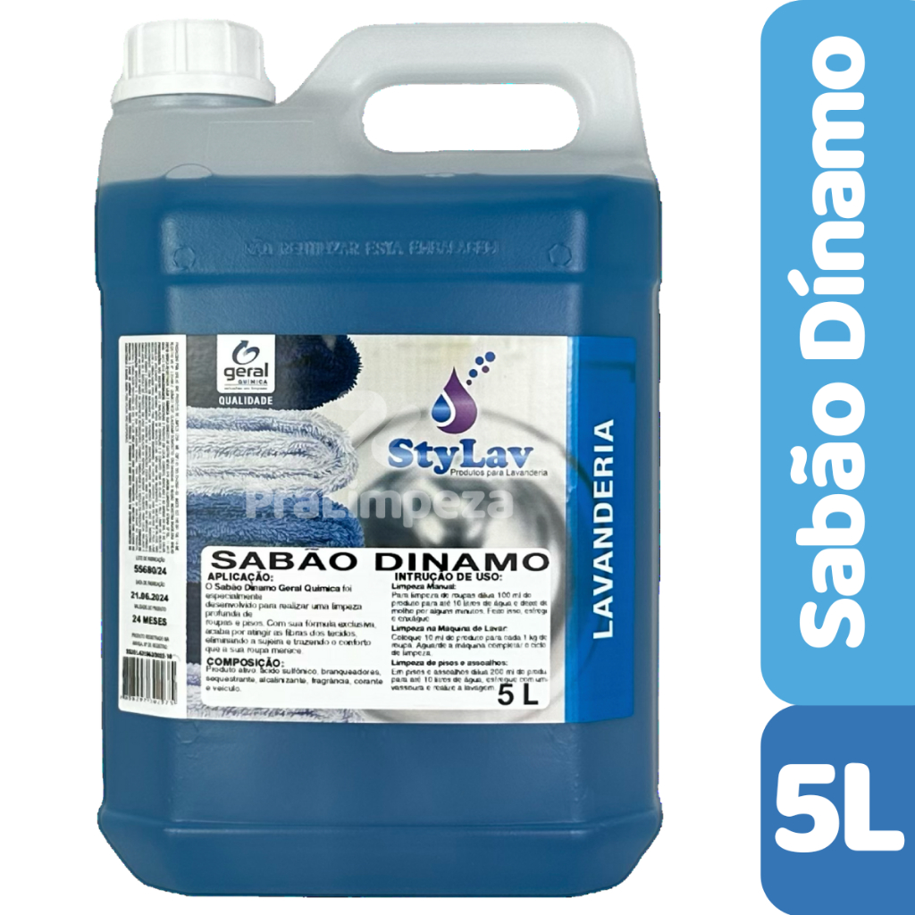 Sabão Líquido Dínamo | Lava Roupas Concentrado - 5 Litros em Oferta na Shopee