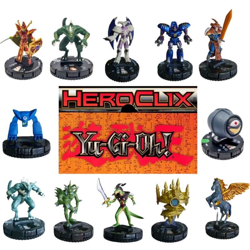 Yugioh Heroclix diversas miniaturas novas