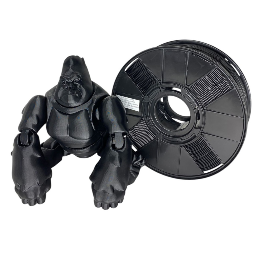Filamento ABS Premium 1.75mm Preto cod1077 em Oferta na Shopee