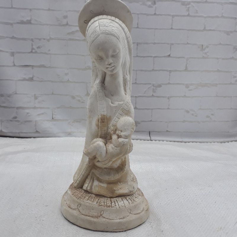 Enfeite estatueta Busto Nossa senhora do Bom Parto ( usado)