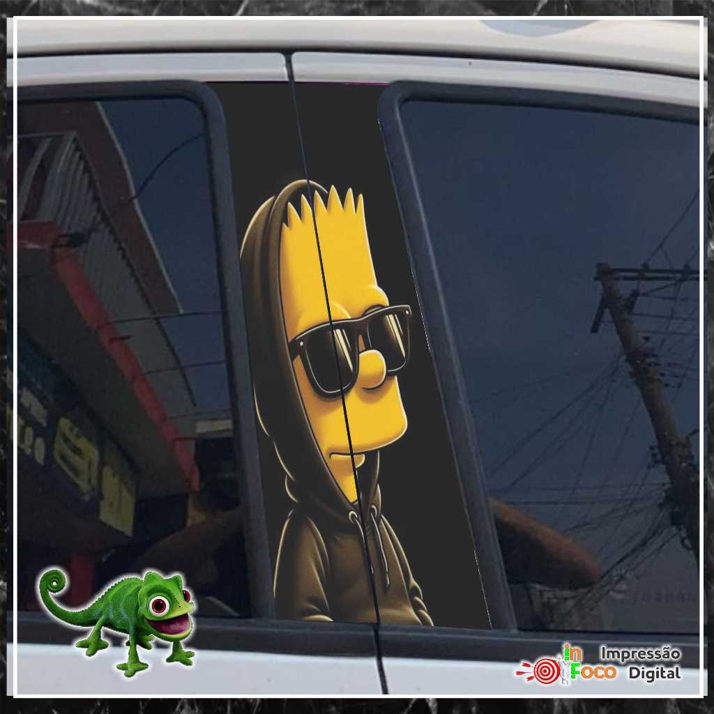 Adesivo De Coluna Porta Carro Diversos Modelos Coringa em Oferta na Shopee