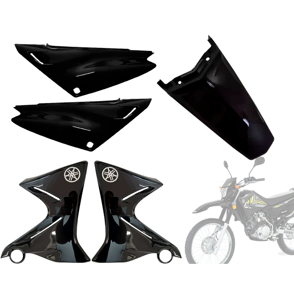 Aba Tanque Tampa Lateral Paralama Traseiro Xtz 125 2003/2016