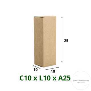Verpel Embalagens 25 Caixas de Papelão Ondulado  10x10x25 Cosméticos E-commerce em Oferta na Shopee