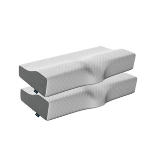 Kit 2 Travesseiros Cervical NASA - Coluna Relax - Suporte Ergonômico com Carvão Ativado em Oferta na Shopee