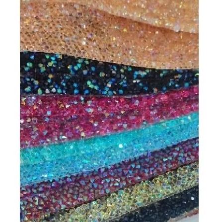 Manta de Strass 1cmx40cm- 2 tiras