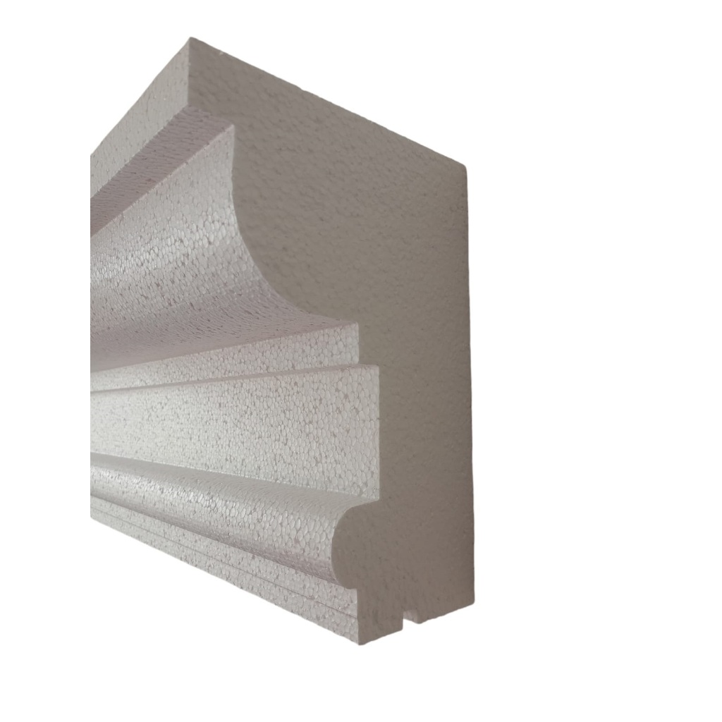 Moldura Externa Isopor com Pingadeira MD G071 13X10 KIT com 5 Metros