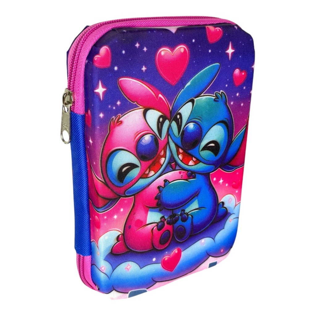 ESTOJO BOX 100 PENS STITCH INFANTIL ESCOLAR ORGANIZADOR PORTA LÁPIS em Oferta na Shopee