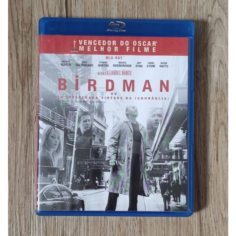 Blu-Ray - Birdman ou (A inesperada virtude da ignorância) - Original - Vencedor do Oscar