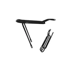 BAGAGEIRO TUBULAR GROSSO TRASEIRO PRETO ARO 24/26 REFORÇADO DOBRÁVEL
