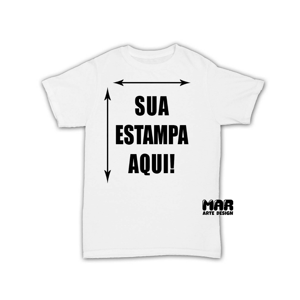 Camiseta Baby look Personalizada - Sua estampa aqui! em Oferta na Shopee