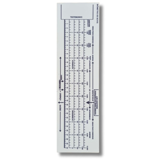 Biômetro Régua De Bovis 35x10cm Em Mdf Branco Radiestesia em Oferta na Shopee