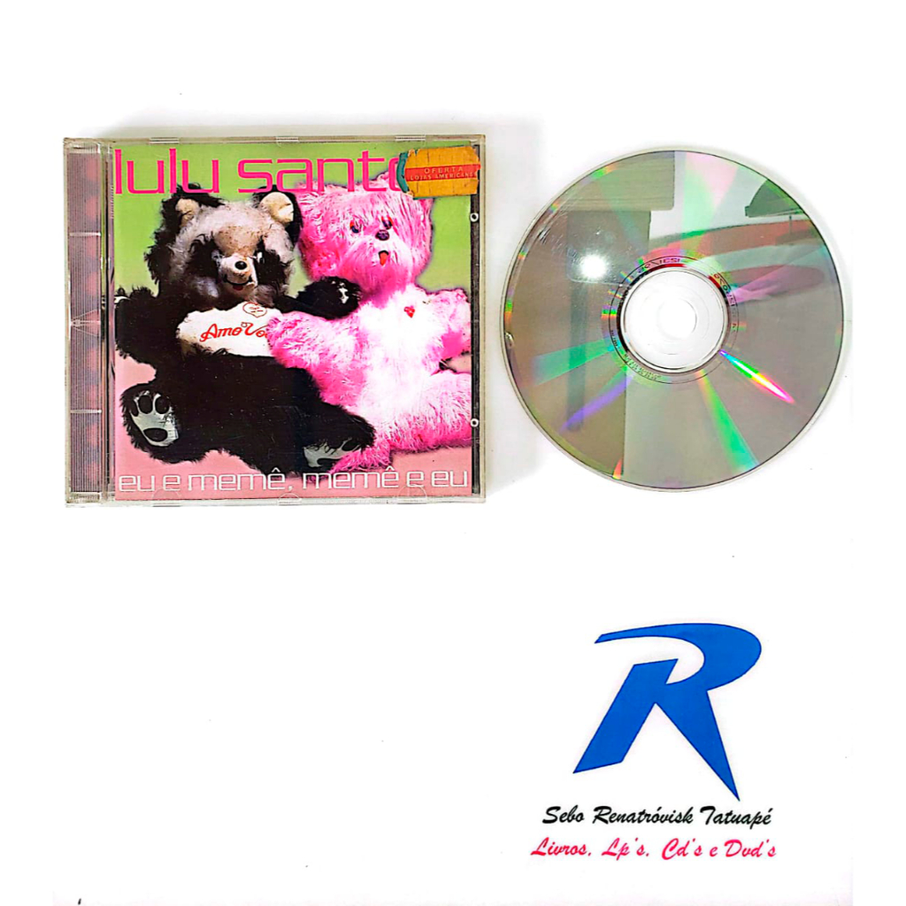 CD - Lulu Santos - Eu e Memê, Memê e Eu - Gravadora: BMG