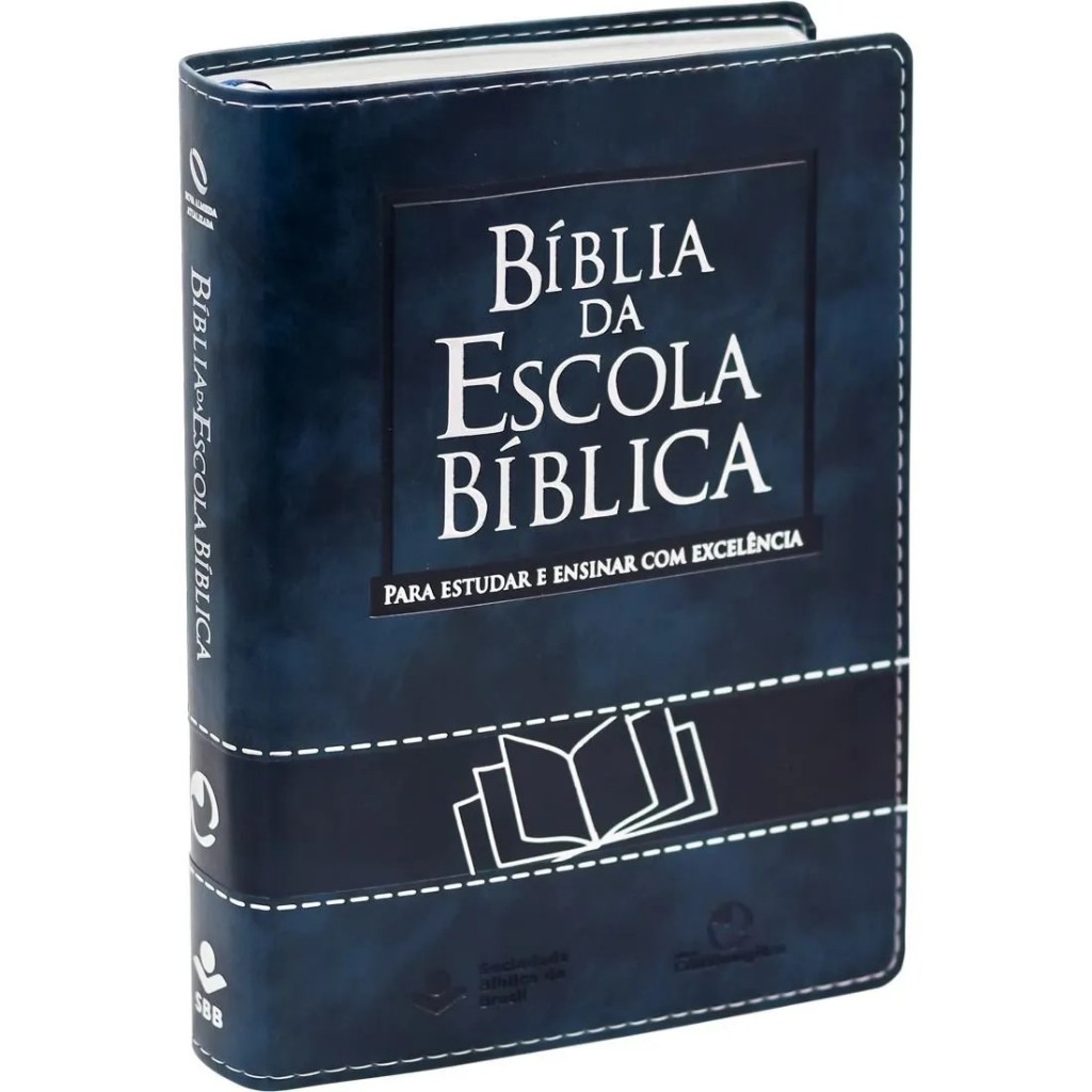 Bíblia da Escola Bíblica | NAA | Capa Luxo Azul - Books & Magazines