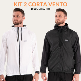 KIT 2 CORTA VENTO Masculina Semi Forrada Rock Saints em Oferta na Shopee