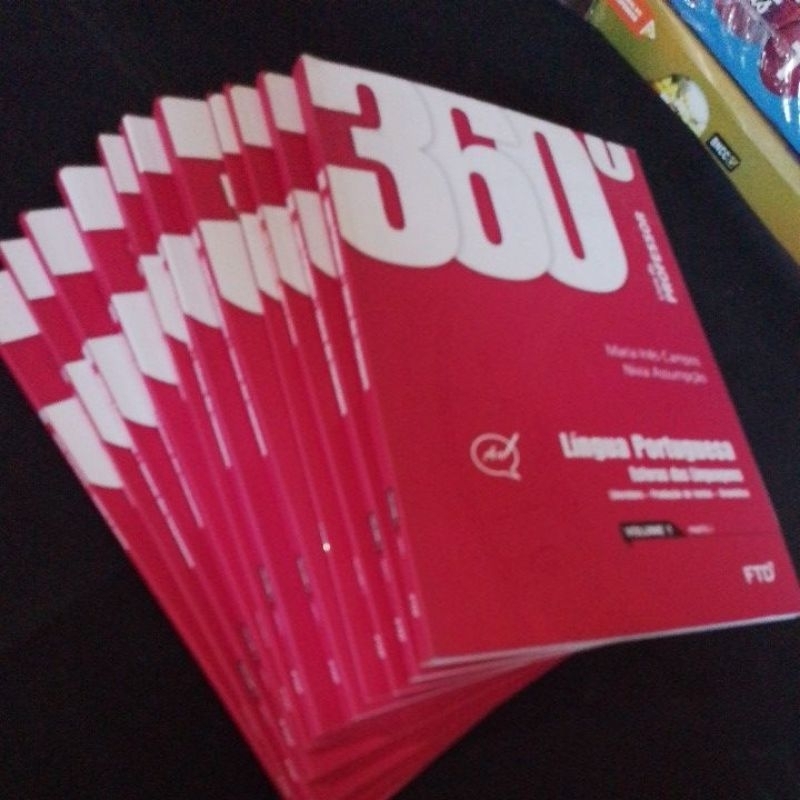 360 LÍNGUA PORTUGUESA SERIADO VOL 1,2,3. ( Professor )