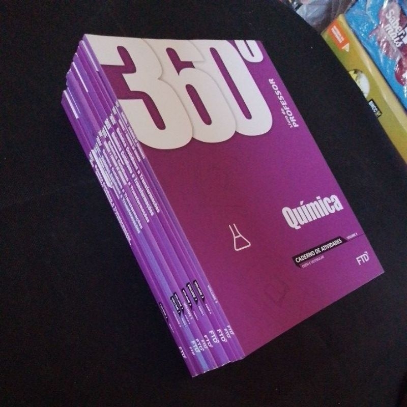 COLEÇÃO COMPLETA 360 QUÍMICA seriado  1,2,3. ( PROFESSOR ) 1 edição 2017.