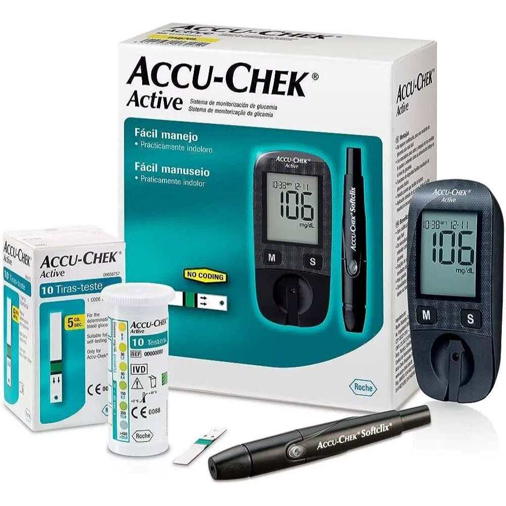 Accu Chek Active Glicosimetro: Onde Comprar | BuscaProdutos