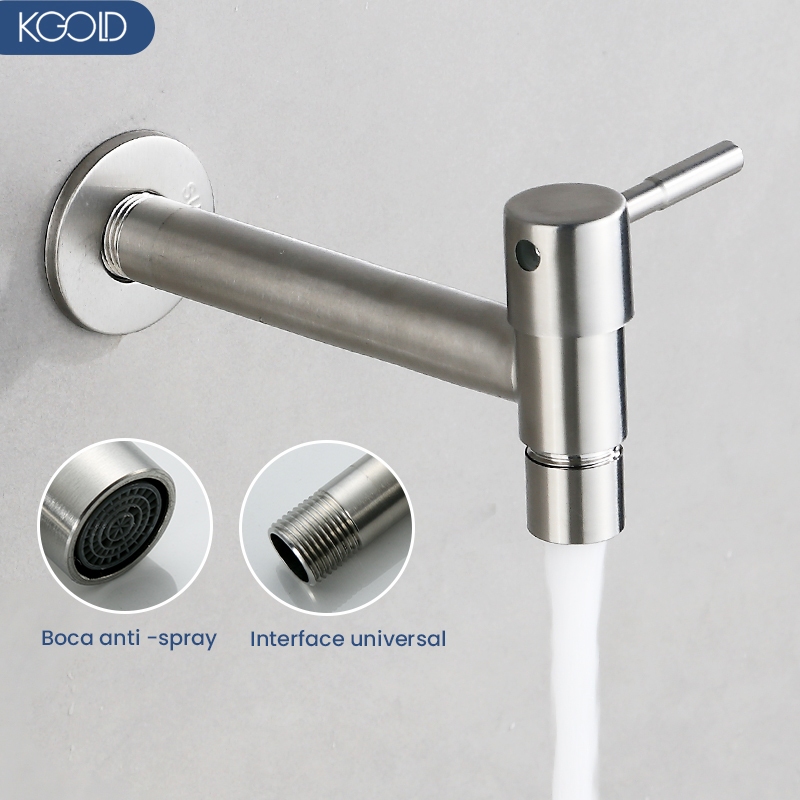 Torneira para tanque ou jardim, para máquina de lavar, em ABS cromado,Aço inoxidável 304