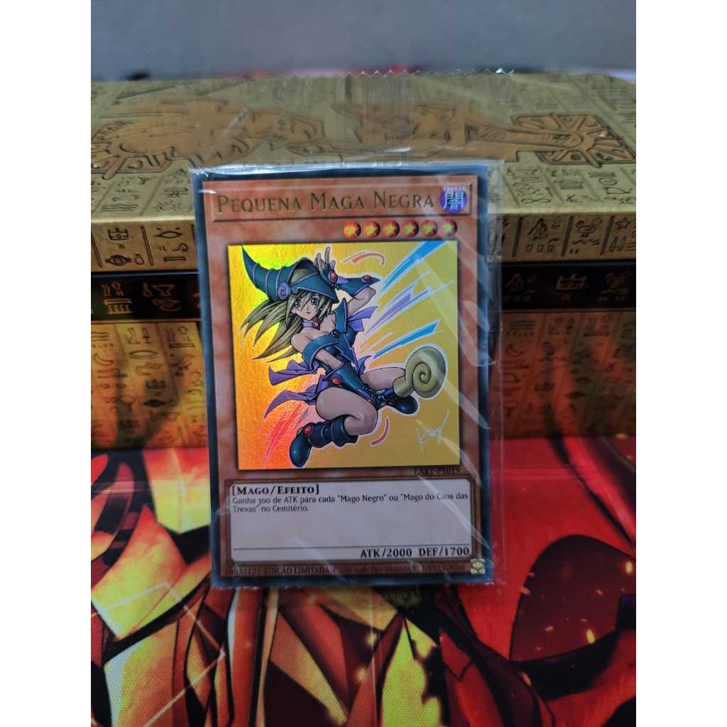 Pequena Maga Negra/Dark Magician Girl Lost ART. EDIÇÃO LIMITADA. Ultra Rara.ORIGINAL Yugioh